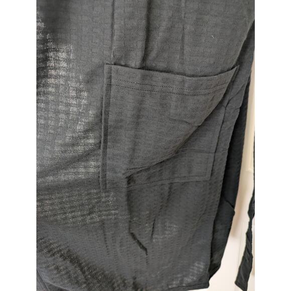 Womens Lightweight Robe Black Size Large Spa Pool Beach Cover Up - Picture 3 of 6